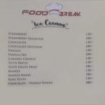 Food Break Ice Cream Menu