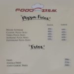 Food Break Pizza Fries Menu