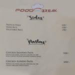 Food Break Appetizers Menu