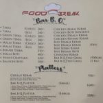 Food Break BBQ Menu