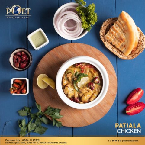 The Poet Boutique Menu