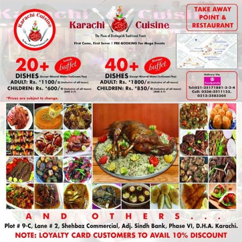 Karachi Cuisine PK Contact Number