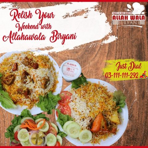 Allah Wala Biryani Menu