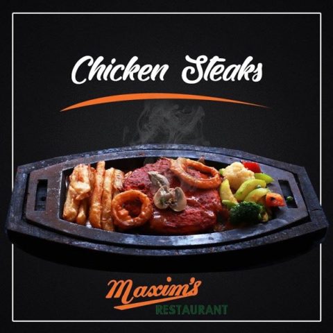 Maxims Restaurant Menu