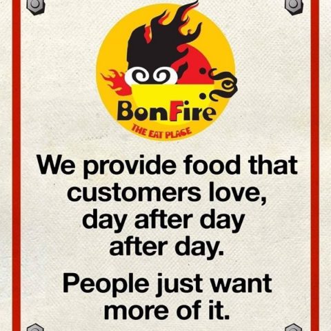 BonFire Menu