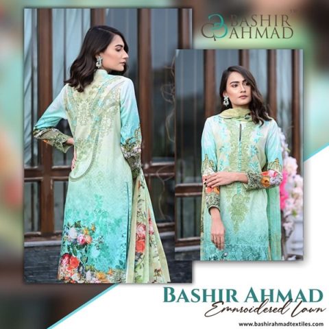 Bashir Ahmad Textiles Lawn