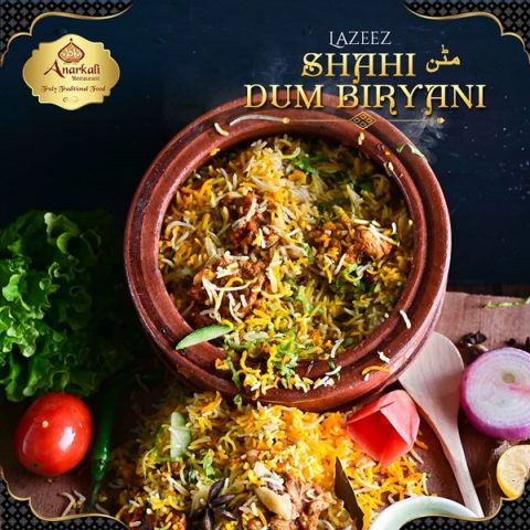 Anarkali Restaurant Contact Number